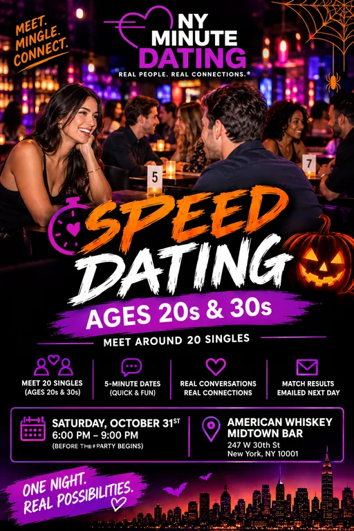 Event image for Speed Dating for Halloween Speed Dating in Chelsea